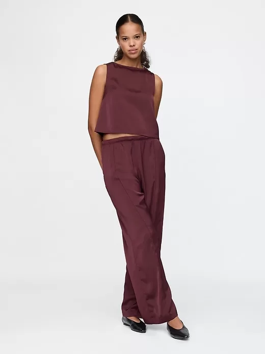 Recycled Satin Shell Tank Recycled Satin Shell Tank