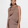 Recycled Satin Shell Tank