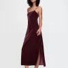 Recycled Velvet Maxi Slip Dress