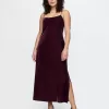 Recycled Velvet Maxi Slip Dress