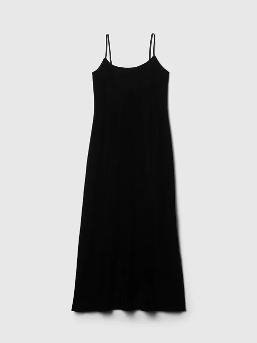 Recycled Velvet Maxi Slip Dress Recycled Velvet Maxi Slip Dress