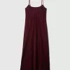 Recycled Velvet Maxi Slip Dress