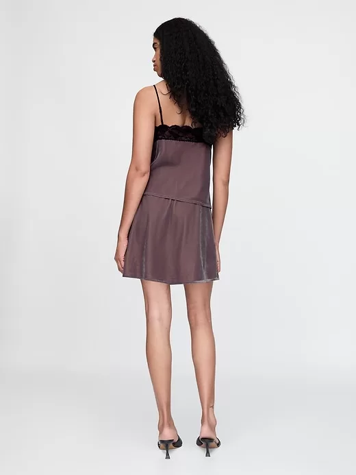 Recycled Velvet Mini Skirt Recycled Velvet Mini Skirt