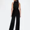 Recycled Velvet V-Neck Jumpsuit Recycled Velvet V-Neck Jumpsuit