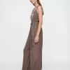Recycled Velvet V-Neck Jumpsuit Recycled Velvet V-Neck Jumpsuit