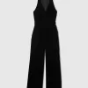 Recycled Velvet V-Neck Jumpsuit Recycled Velvet V-Neck Jumpsuit