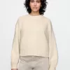Relaxed Balloon-Sleeve Sweater