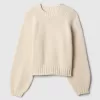 Relaxed Balloon-Sleeve Sweater