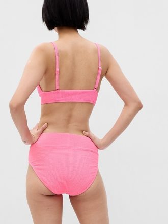 Rib Crossover Bikini Bottom