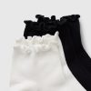 Ruffle-Trim Ankle Socks (2-Pack)