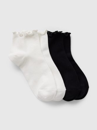 Ruffle-Trim Ankle Socks (2-Pack) Ruffle-Trim Ankle Socks (2-Pack)