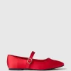 Satin Ballet Flats