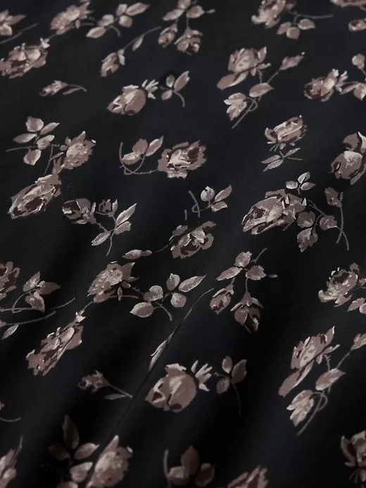 Satin Lace-Trim Floral Maxi Dress Satin Lace-Trim Floral Maxi Dress