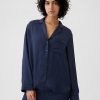 Satin PJ Shirt