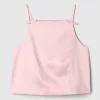 Satin Square-Neck Bow Top Satin Square-Neck Bow Top