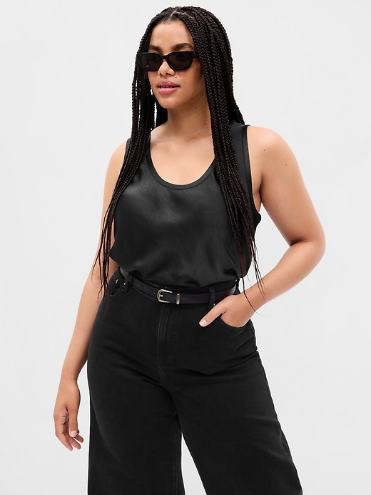 Satin Tank Top Satin Tank Top