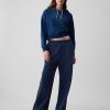 Seamed Wide-Leg Sweatpants