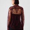 Sheer Lace Classic Shirt