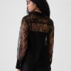 Sheer Lace Classic Shirt