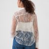 Sheer Lace Classic Shirt