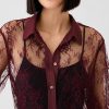 Sheer Lace Classic Shirt