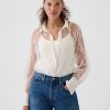 Sheer Lace Classic Shirt
