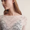 Sheer Lace Top