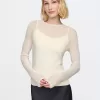 Sheer Rib Sweater
