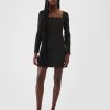 Square-Neck Mini Dress Square-Neck Mini Dress