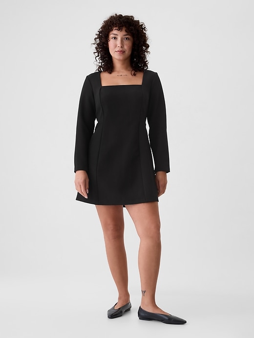 Square-Neck Mini Dress Square-Neck Mini Dress