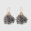 St. Armands Spotted Feather Tassel Earrings
