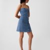 Strapless Denim Mini Dress