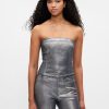 Strapless Foil Corset Top Strapless Foil Corset Top