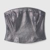 Strapless Foil Corset Top Strapless Foil Corset Top