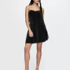 Strapless Velvet Mini Dress