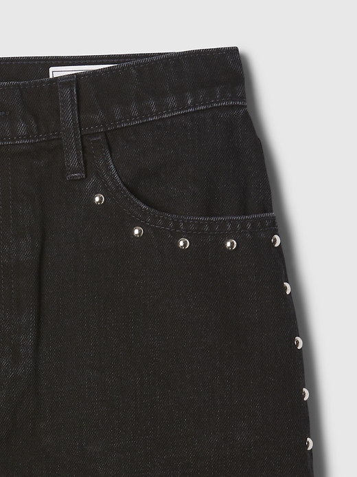 Studded Denim Mini Skirt Studded Denim Mini Skirt