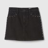 Studded Denim Mini Skirt Studded Denim Mini Skirt