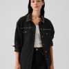 Studded Oversized Icon Denim Jacket