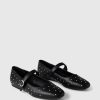 Studded Vegan Leather Ballet Flats
