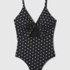 Tie-Knot Cutout One-Piece Swimsuit