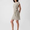 Tie-Knot Mini T-Shirt Dress
