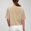 Towel Terry Boxy Cropped T-Shirt