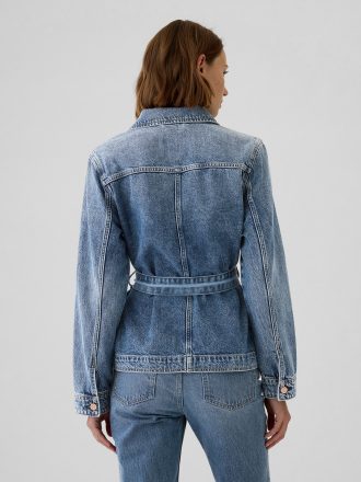 UltraSoft Denim Belted Jacket