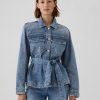 UltraSoft Denim Belted Jacket