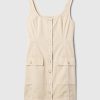 Utility Button Mini Dress Utility Button Mini Dress