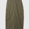 Utility Cargo Midi Skirt
