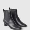 Vegan Leather Ankle Boots