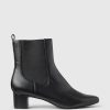 Vegan Leather Ankle Boots
