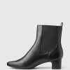 Vegan Leather Ankle Boots