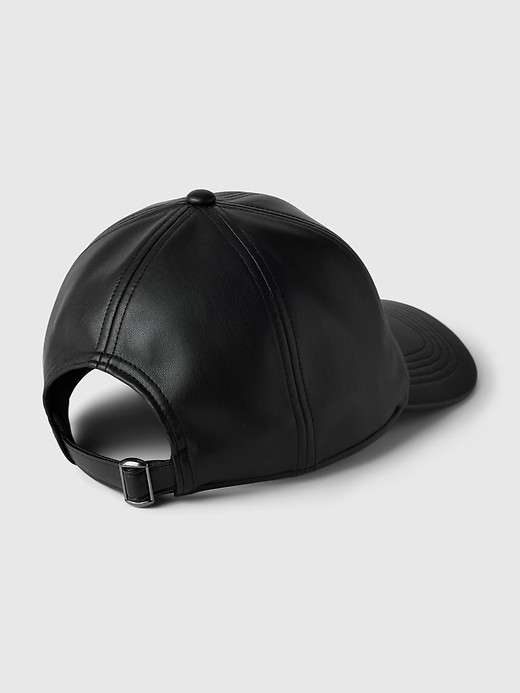 Vegan Leather Baseball Hat Vegan Leather Baseball Hat